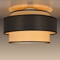 Griestu lampa GRACE 1xE27/60W/230V d. 40 cm krēmkrāsa/pelēka