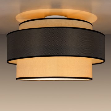 Griestu lampa GRACE 1xE27/60W/230V krēmkrāsa/pelēka