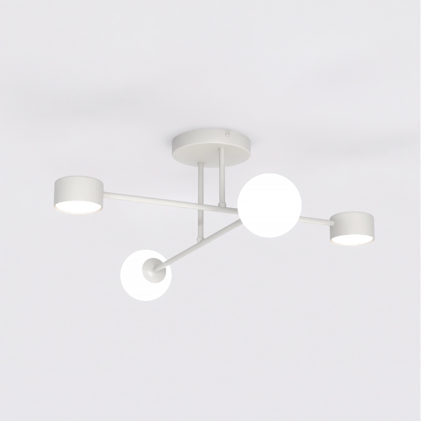 Griestu lampa HOLON, virsmas piestiprināma, 2xG9/8W/230V + 2xGX53/12W, pelēka