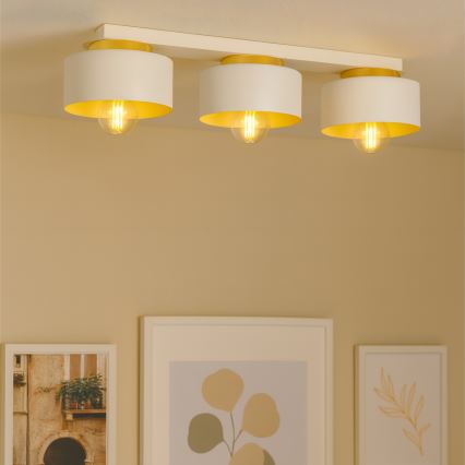 Griestu lampa IGNIA 3xE27/60W/230V balta