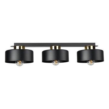 Griestu lampa IGNIA 3xE27/60W/230V melna