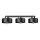 Griestu lampa IGNIA 3xE27/60W/230V melna