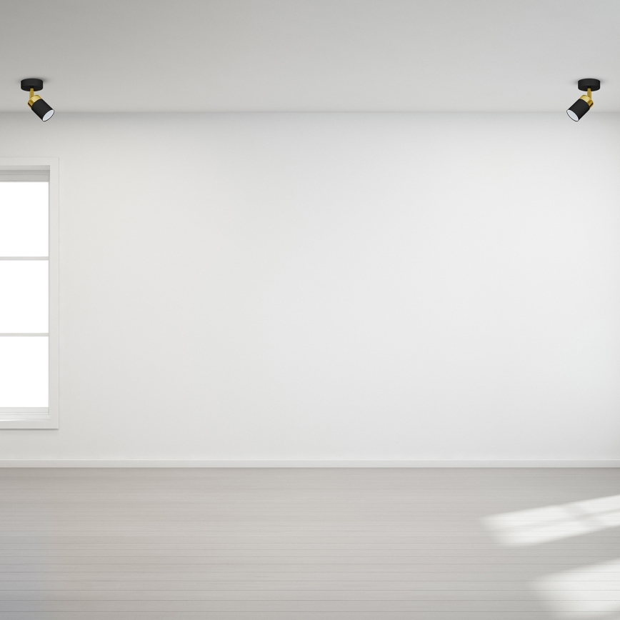 Griestu lampa JOKER 1xGU10/25W/230V melns
