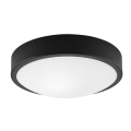 Griestu lampa JONAS 1xE27/60W/230V d. 26 cm melna