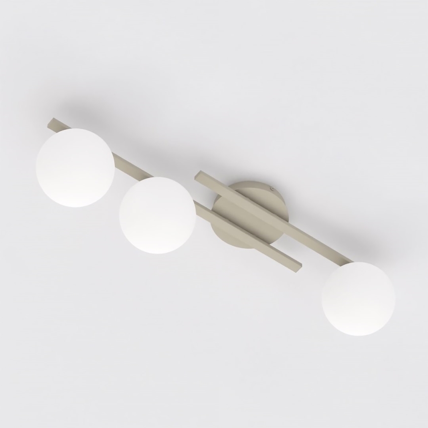 Griestu lampa KAIRO 3xE14/10W/230V bēša