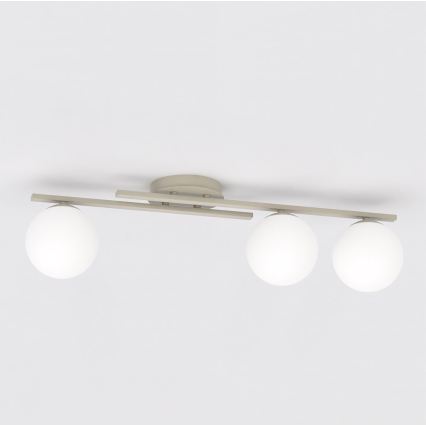 Griestu lampa KAIRO 3xE14/10W/230V bēša