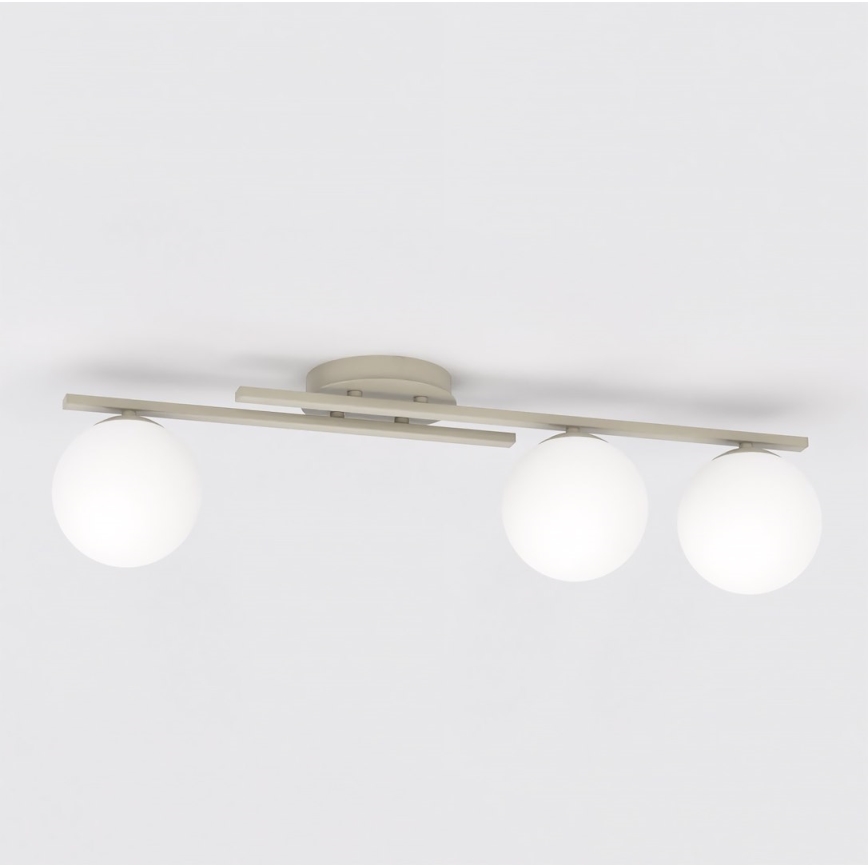 Griestu lampa KAIRO 3xE14/10W/230V bēša