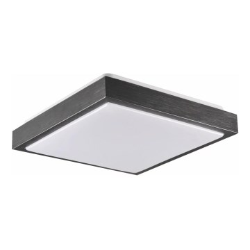 Griestu lampa KAZIMIERZ 2xE27/20W/230V 29,5x29,5 cm melna