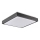 Griestu lampa KAZIMIERZ 2xE27/20W/230V 29,5x29,5 cm melna