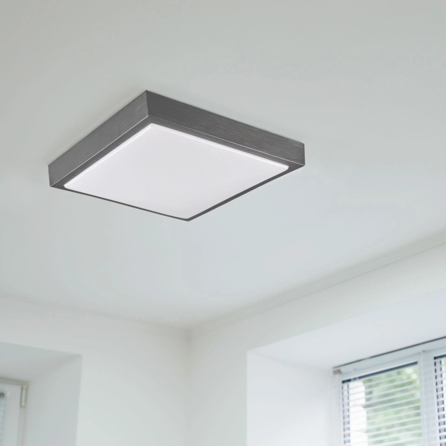 Griestu lampa KAZIMIERZ 2xE27/20W/230V 29,5x29,5 cm melna