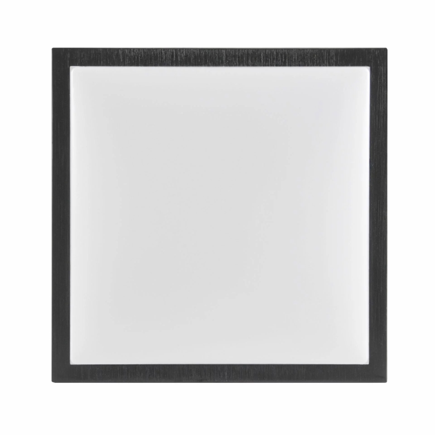 Griestu lampa KAZIMIERZ 2xE27/20W/230V 29,5x29,5 cm melna