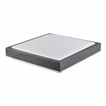 Griestu lampa KAZIMIERZ 2xE27/20W/230V 29,5x29,5 cm melna