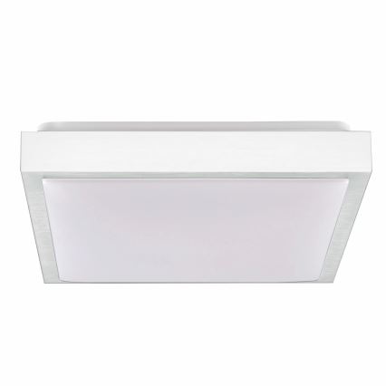 Griestu lampa KAZIMIERZ 2xE27/20W/230V 29,5x29,5 cm sudraba