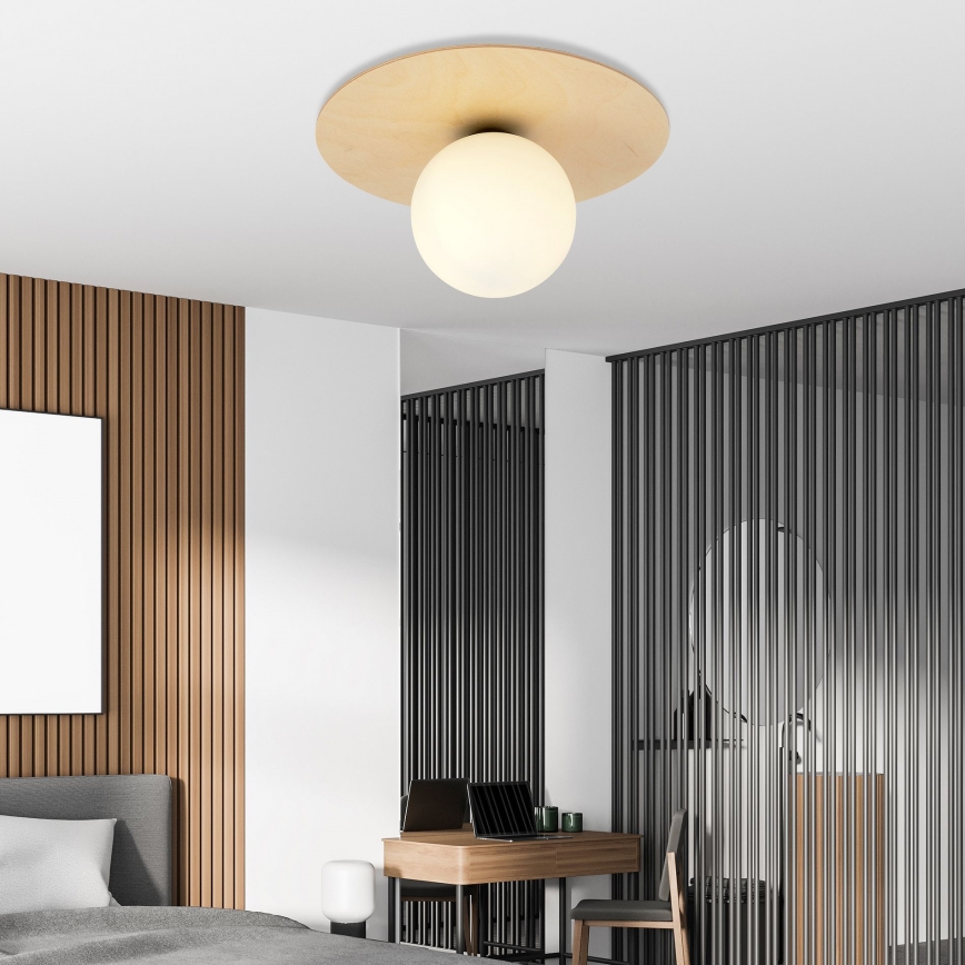 Griestu lampa KENZO 1xE14/10W/230V bēša