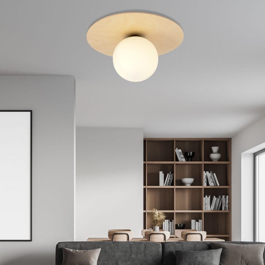 Griestu lampa KENZO 1xE14/10W/230V bēša