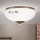 Griestu lampa LANDHAUS 1xE27/60W/230V Ø 21 cm bronza/balta/zila