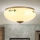 Griestu lampa LANDHAUS 2xE27/60W/230V d. 28 cm bronza/bēša