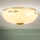 Griestu lampa LANDHAUS 2xE27/60W/230V d. 28 cm misiņš/bēša