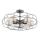 Griestu lampa LOTOS 5xE27/15W/230V antracīta