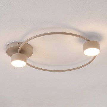 Griestu lampa LUCIO 2xGX53/10W/230V bēša