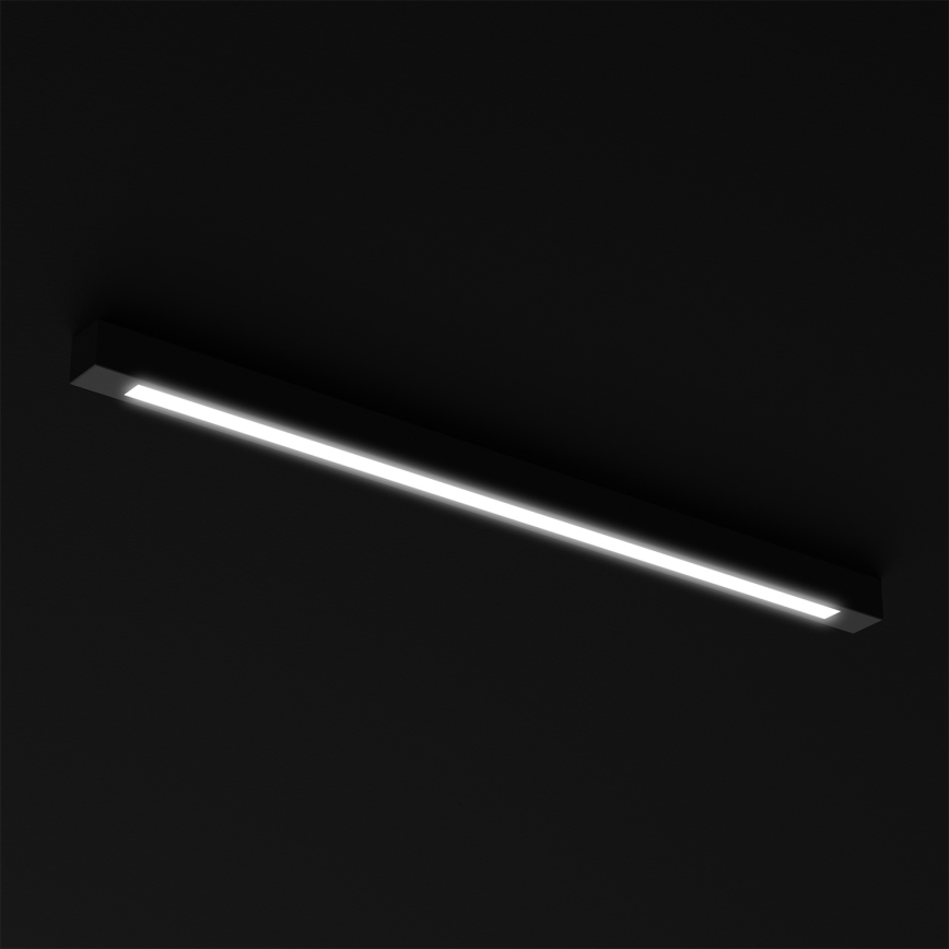 Griestu lampa LUNGO T8 1xG13/18W/230V melna