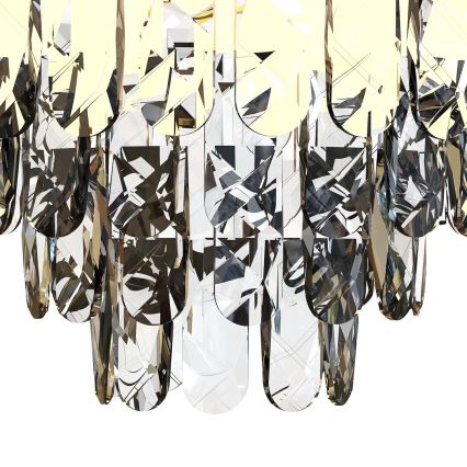 Griestu lampa LUXURIA 9xE14/40W/230V d. 48 cm zelta