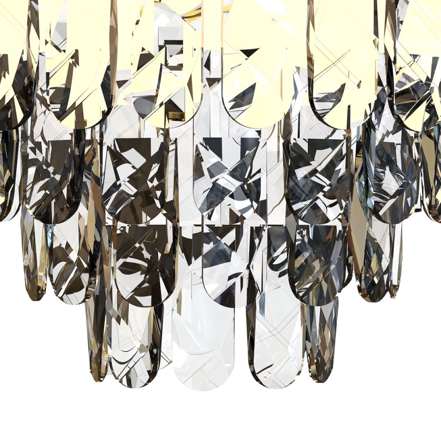 Griestu lampa LUXURIA 9xE14/40W/230V d. 48 cm zelta