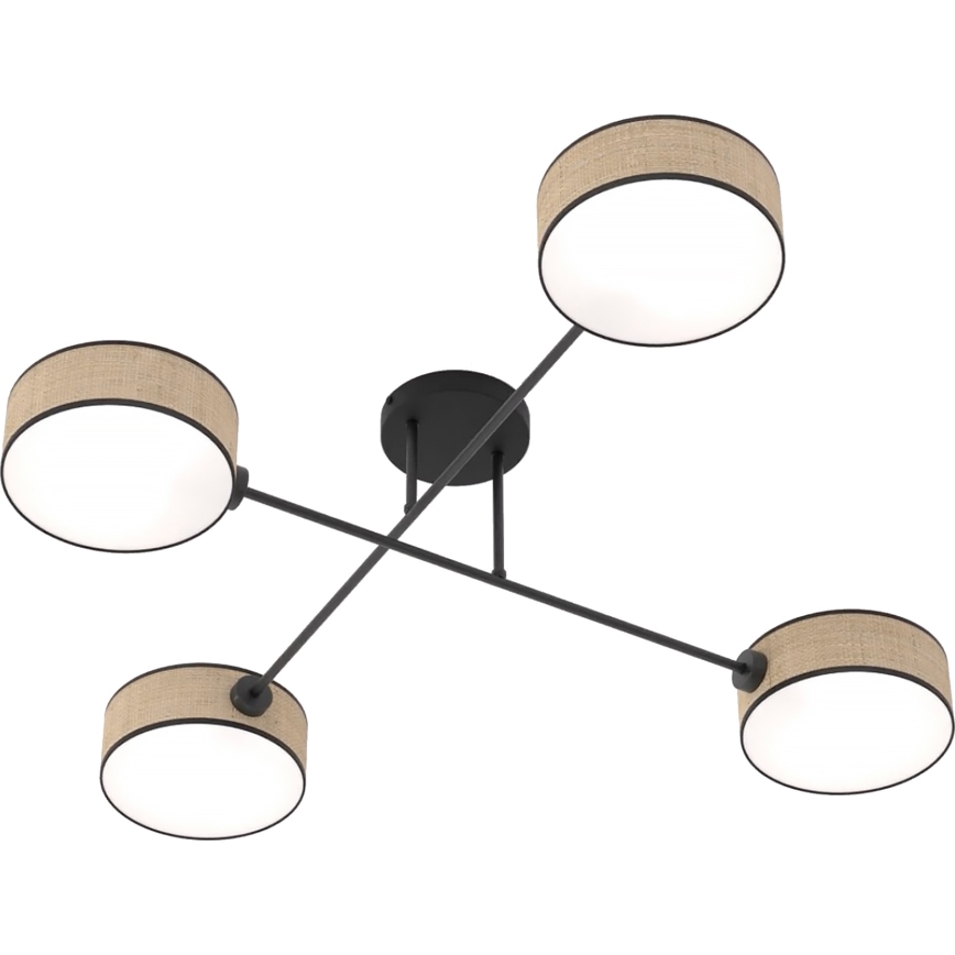 Griestu lampa MAGA 4xE14/10W/230V bēša