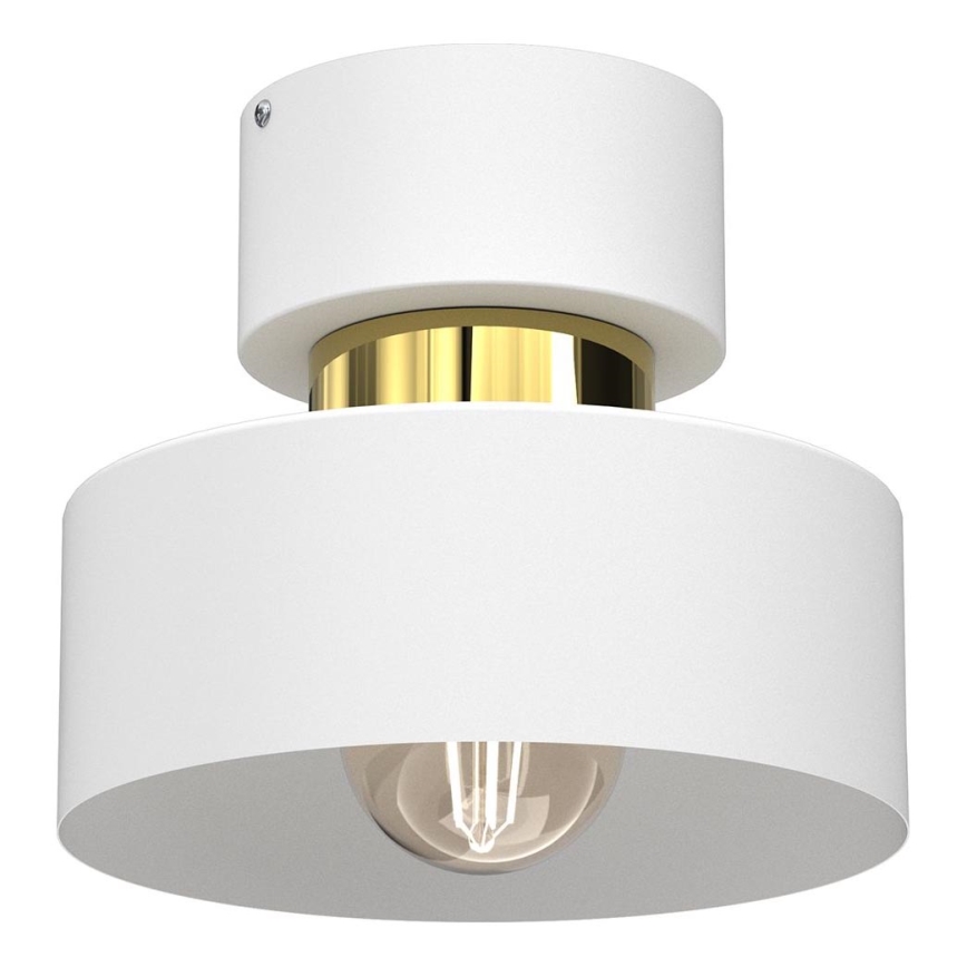 Griestu lampa MARTI 1xE27/15W/230V balta/zelta