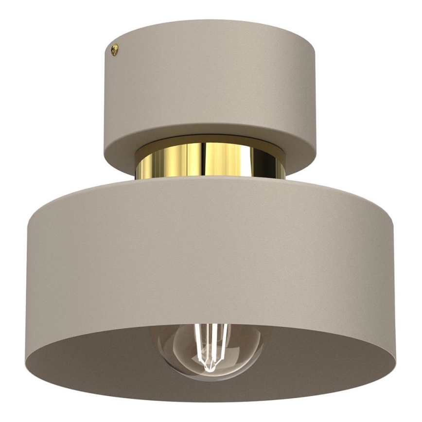 Griestu lampa MARTI 1xE27/15W/230V bēša/zelta