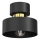 Griestu lampa MARTI 1xE27/15W/230V melna/zelta