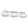 Griestu lampa MARTI 3xE27/15W/230V balta/hroms