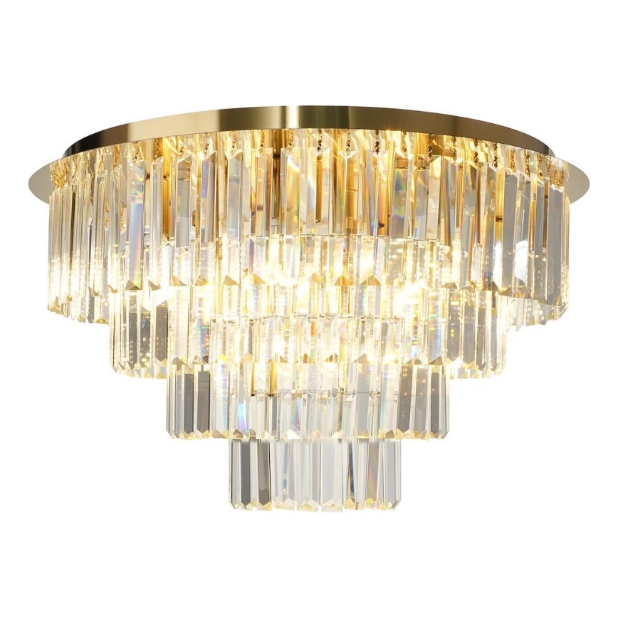 Griestu lampa MILANO 9xE14/40W/230V zelta