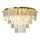 Griestu lampa MILANO 9xE14/40W/230V zelta