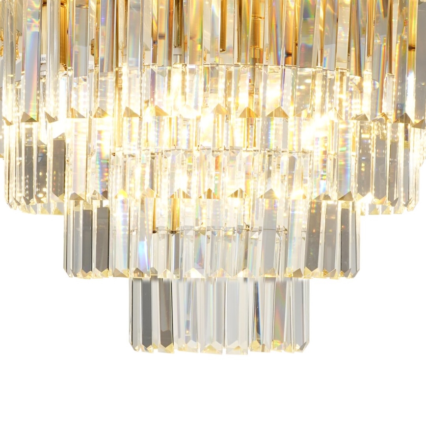 Griestu lampa MILANO 9xE14/40W/230V zelta