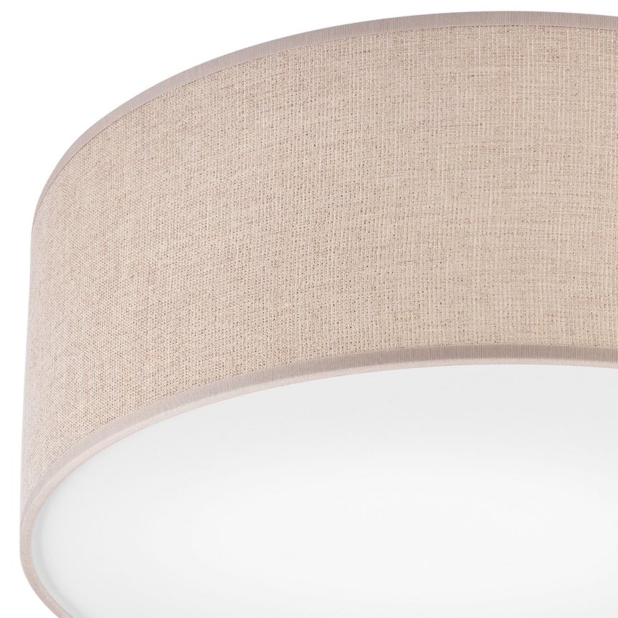 Griestu lampa MONTE 1xE27/60W/230V d. 35 cm brūna