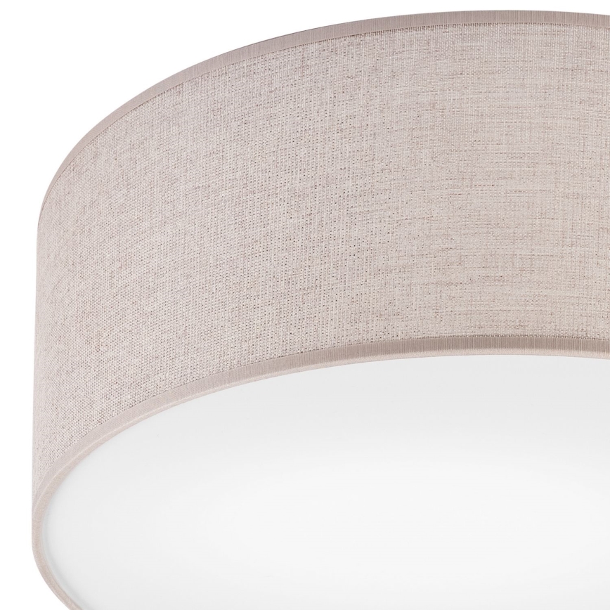 Griestu lampa MONTE 1xE27/60W/230V Ø 35 cm bēša