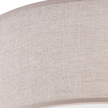 Griestu lampa MONTE 1xE27/60W/230V Ø 35 cm bēša
