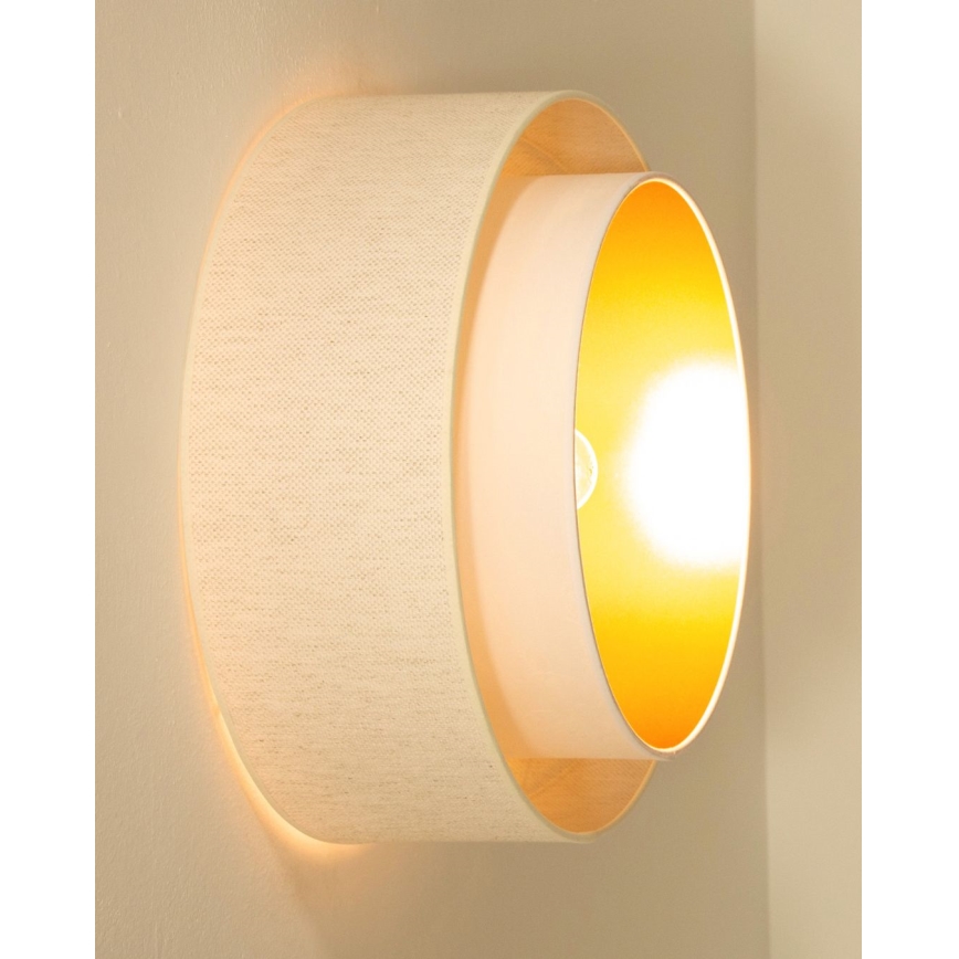 Griestu lampa NATIA, 1x E27, 60 W, 230 V, Ø 45 cm, balta