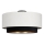 Griestu lampa NATIA 1xE27/60W/230V balta/melna