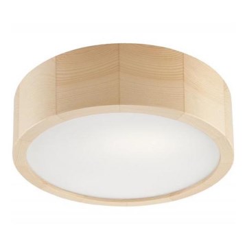 Griestu lampa NATURAL 1xE27/60W/230V ø 27 cm priede - FSC sertificēts