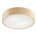 Griestu lampa NATURAL 2xE27/60W/230V ø 37 cm priede
