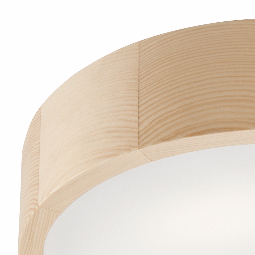 Griestu lampa NATURAL 2xE27/60W/230V ø 37 cm priede