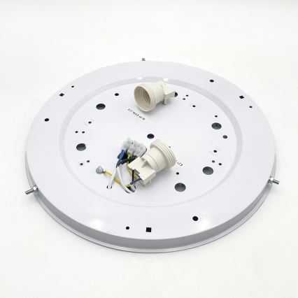 Griestu lampa NATURAL 3xE27/15W/230V diam. 37,5 cm priede/balta