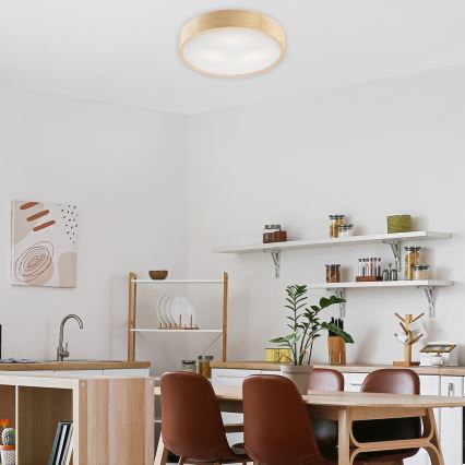 Griestu lampa NATURAL 3xE27/60W/230V Ø 47,5 cm, no priedes