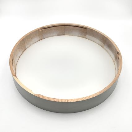 Griestu lampa NATURAL 5xE27/15W/230V Ø 47,5 cm priede/balta