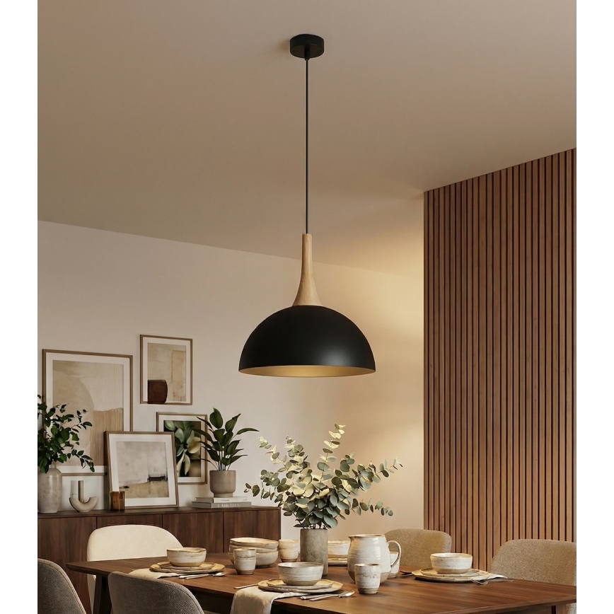 Griestu lampa NAUTICA ar kabeli 1xGX53/12W/230V, melna