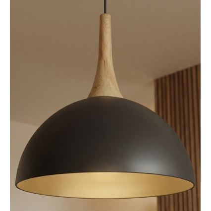 Griestu lampa NAUTICA ar kabeli 1xGX53/12W/230V, melna