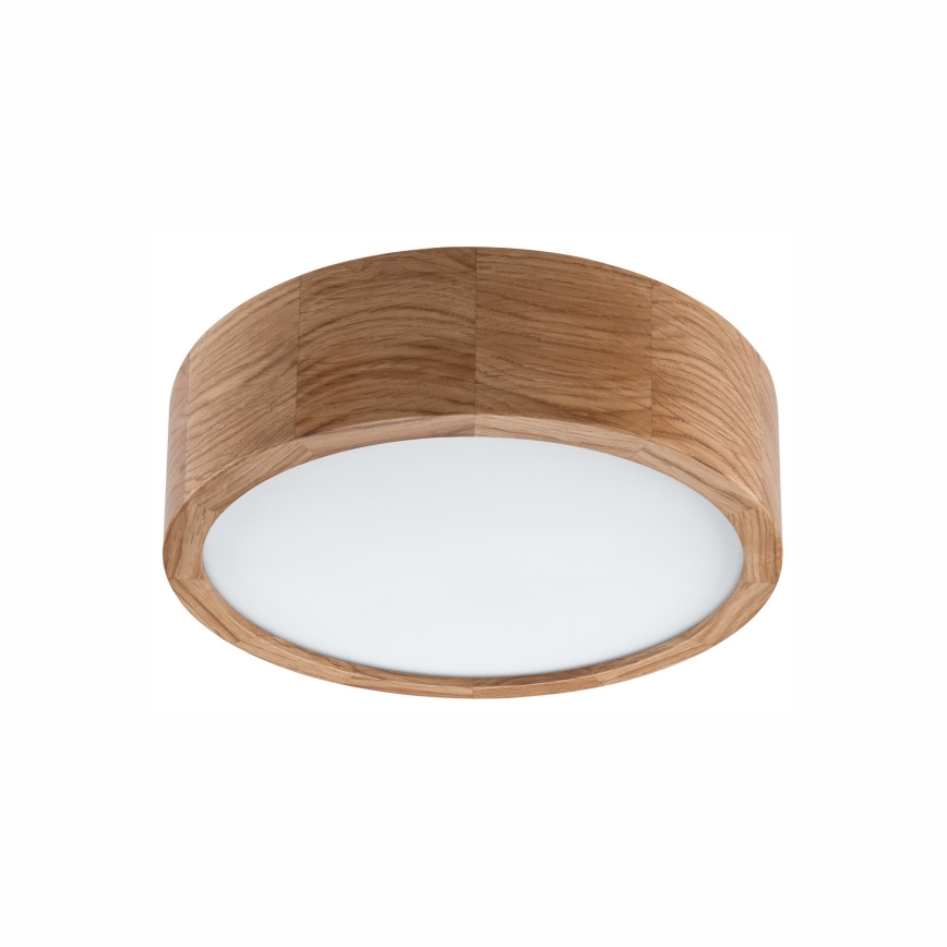 Vannas istabas griestu lampa OAK 2xE27/15W/230V IP54 ozols ø 27 cm - FSC sertificēts