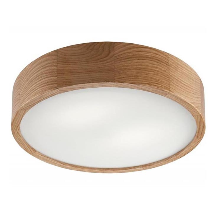 Griestu lampa OAK 2xE27/60W/230V ozols ø 37,5 cm - FSC sertificēts